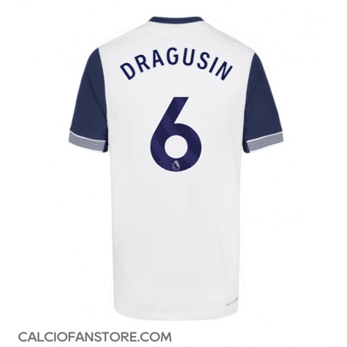 Maglia Calcio Tottenham Hotspur Radu Dragusin #6 Prima Divisa 2024-25 Manica Corta